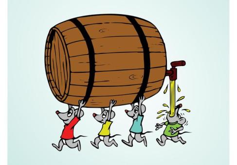 vector-mice-with-barrel